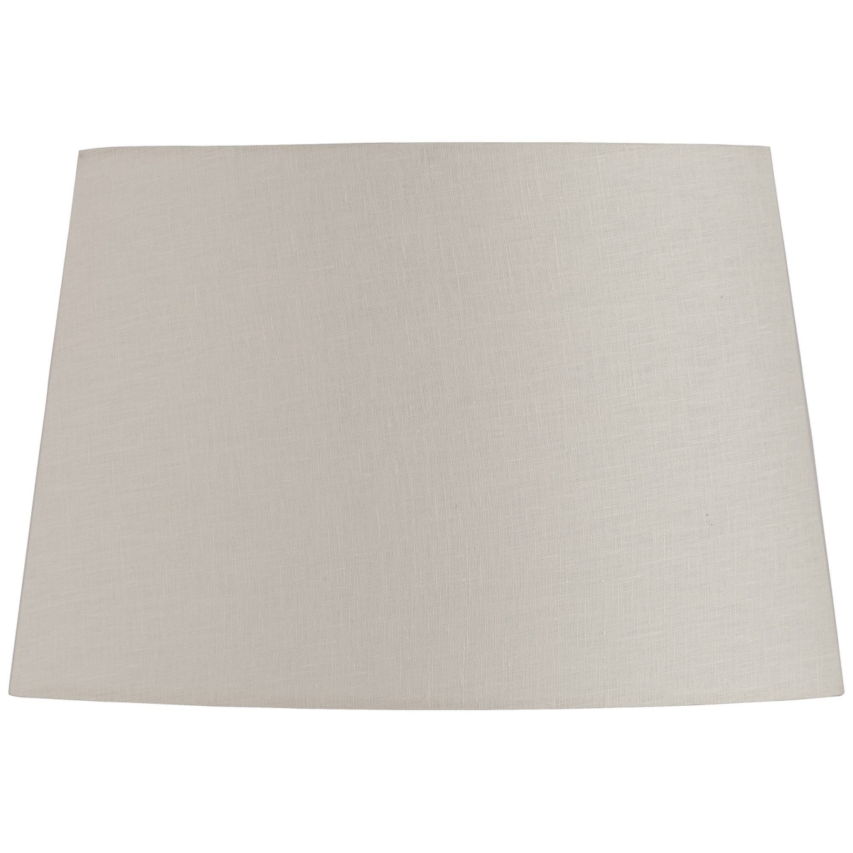 Ivory Medium Modified Oval Lamp Shade Wide and Deep at Top x Wide and Deep at Bottom x High (Spider) Replacement with Harp and F