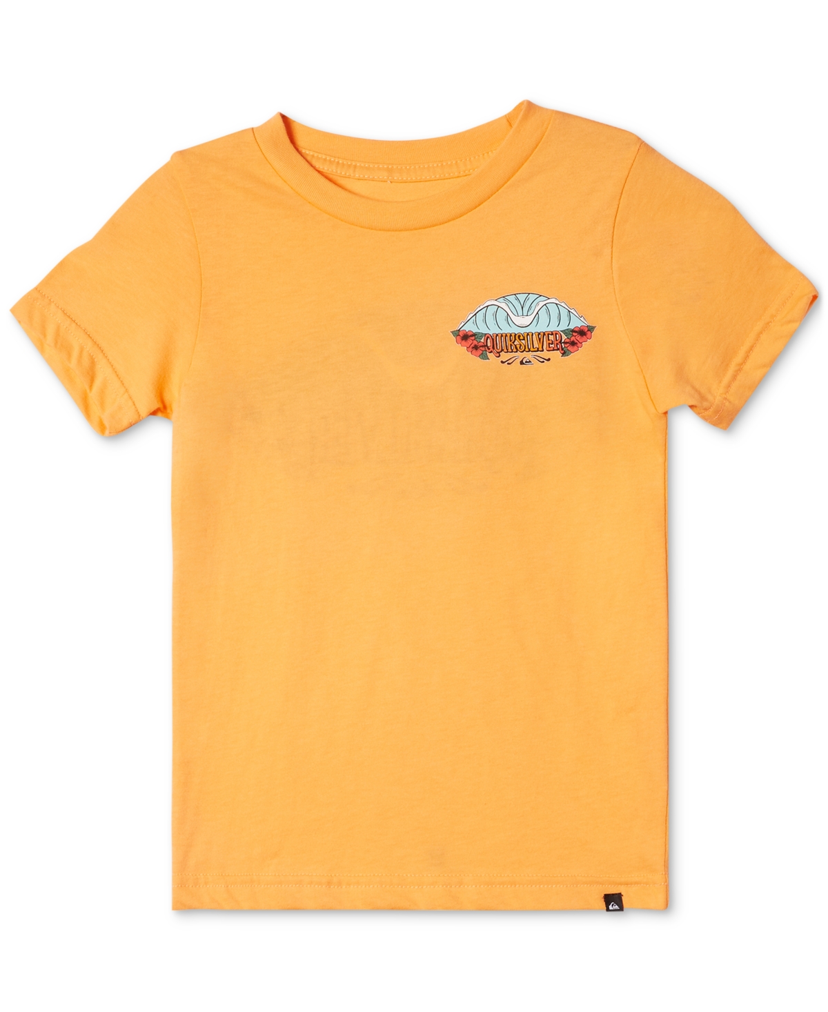 Quiksilver Kids' Toddler & Little Boys Tropical Fade Logo-print T-shirt In Tangerine