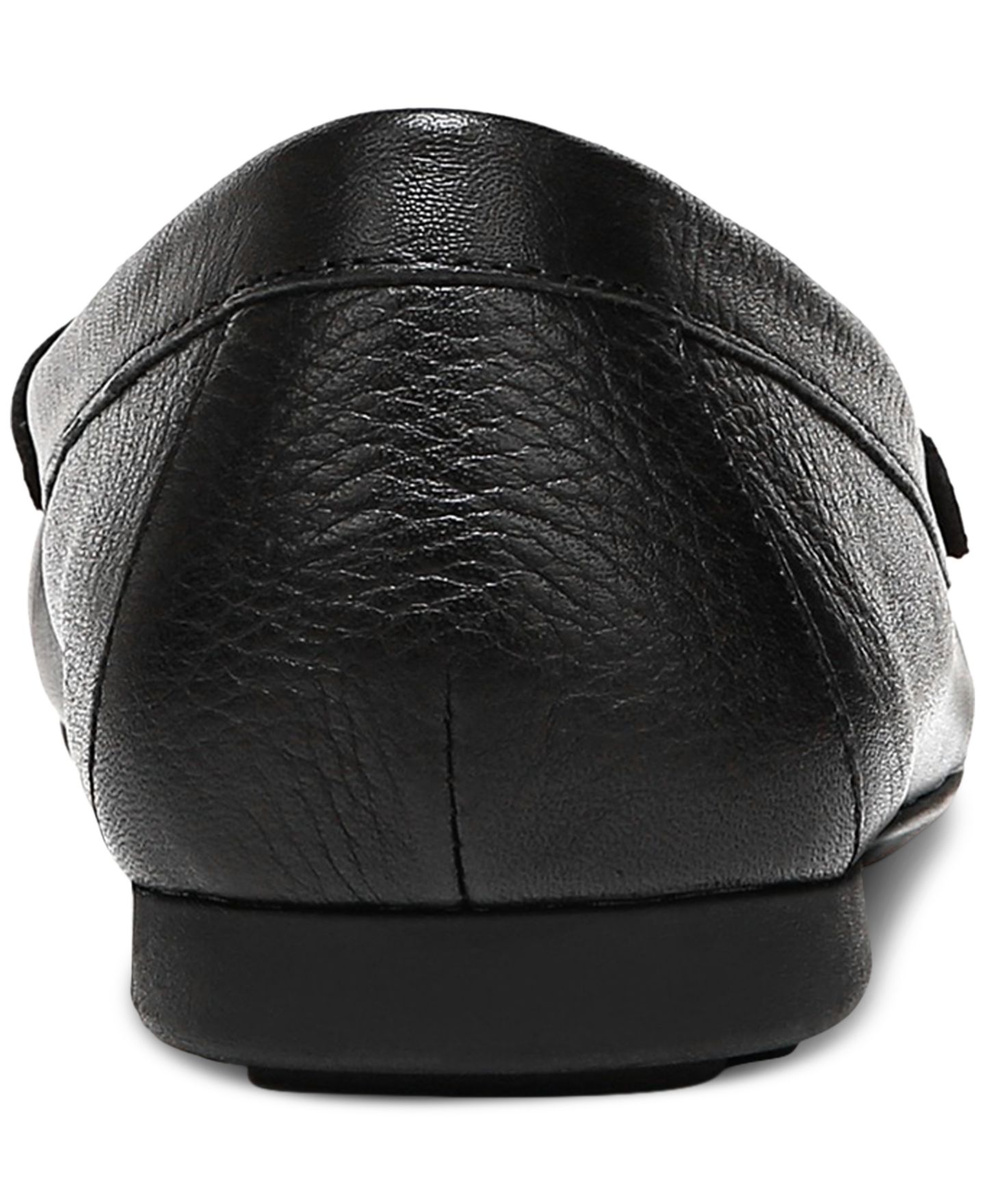 Женские туфли Giani Bernini Dailyn Slip On Driver, цвет: Чёрный кожаный — фото 4