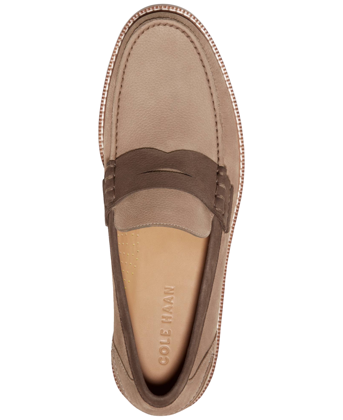 Cole Haan Men's Pinch Prep Slip-On Penny Loafers -/ Ch Truffle Nubuck / Ch