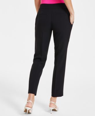 Kasper Women's Stretch-Crepe Straight-Leg Pants, Regular