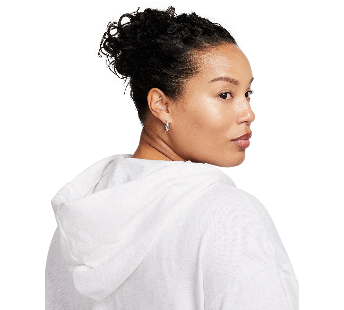 Nike Plus Size Chill Terry Full-Zip French Terry Hoodie -lt Orewood Brn