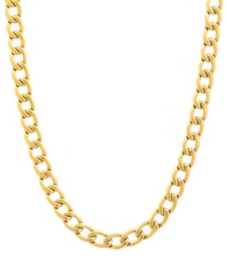 24" Curb Chain Necklace in Stainless Steel