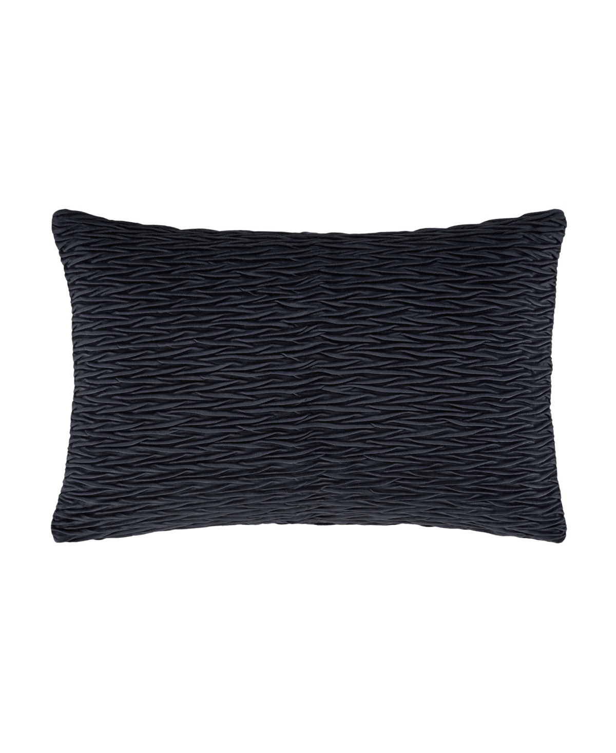 Shop J Queen New York Townsend Ripple Lumbar Decorative Pillow Cover, 14" X 40" In Indigo