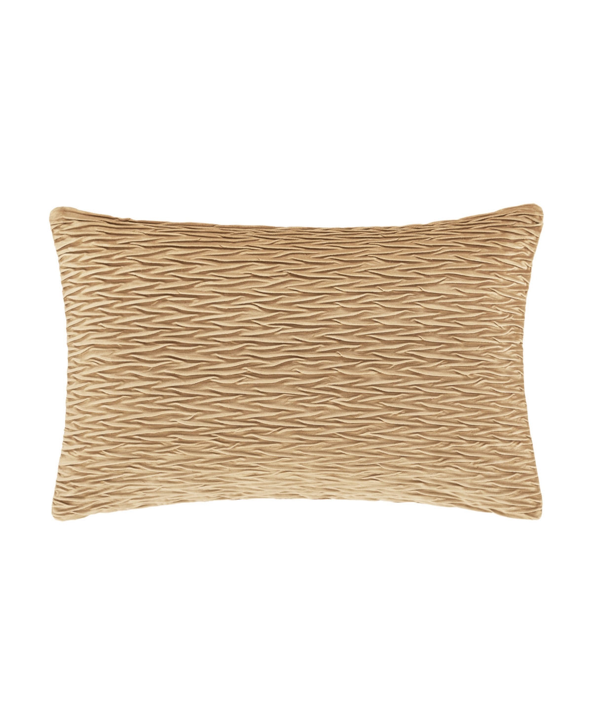 Shop J Queen New York Townsend Ripple Lumbar Decorative Pillow Cover, 14" X 40" In Gold