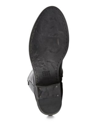 Women's Carson Western Piping Knee High Leather Boots