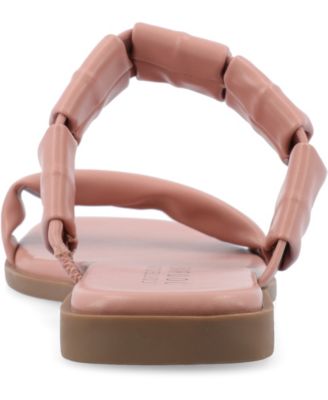 Women's Pegie Double Band Slide Flat Sandals