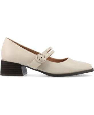 Women's Savvi Block Heel Mary Jane Flats