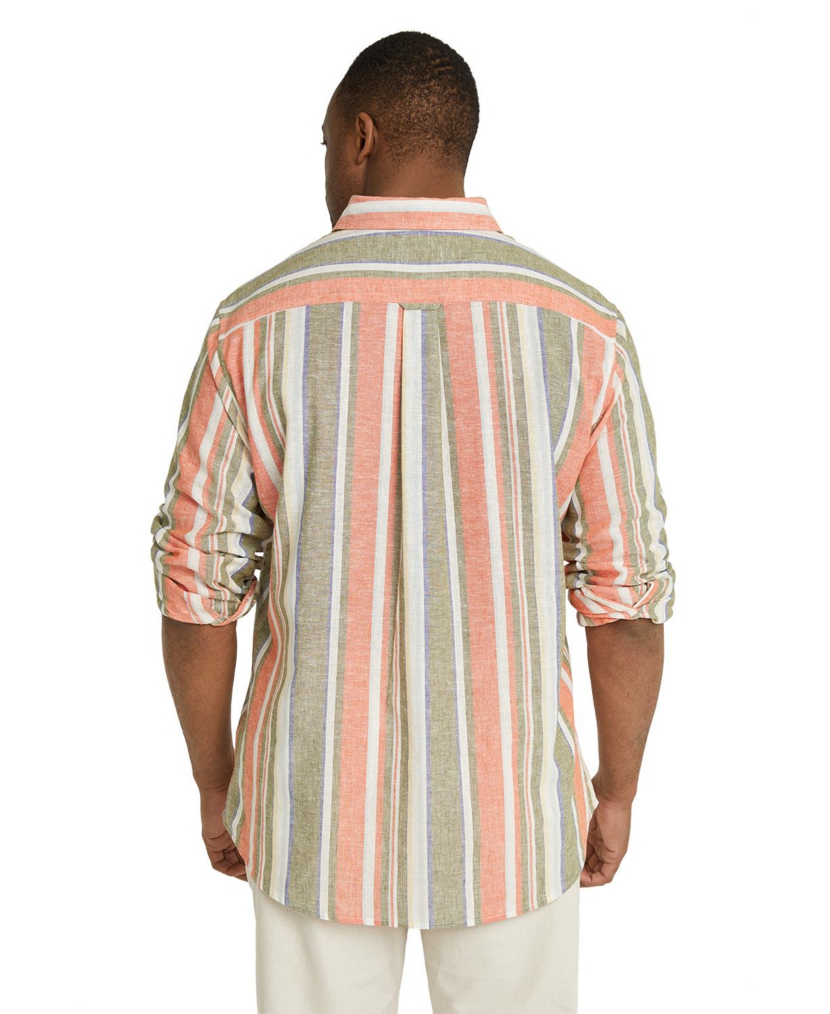 Johnny Bigg Men's Portugal Stripe Linen Shirt