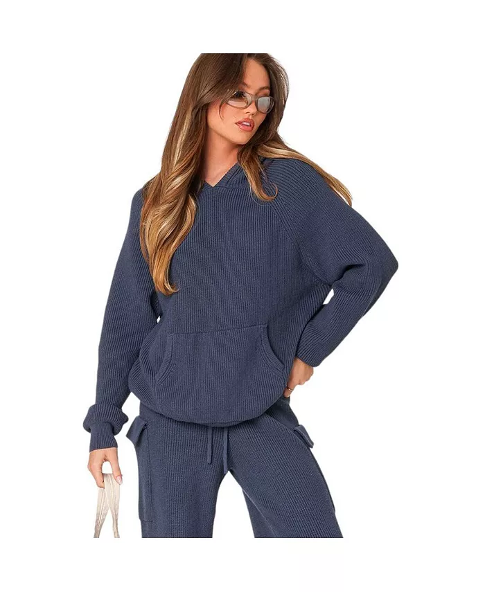 Women's Wynter oversized knit hoodie - thumbnail 5
