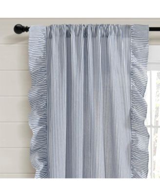 Farmhouse Reyna Ruffle Window Curtain Panels