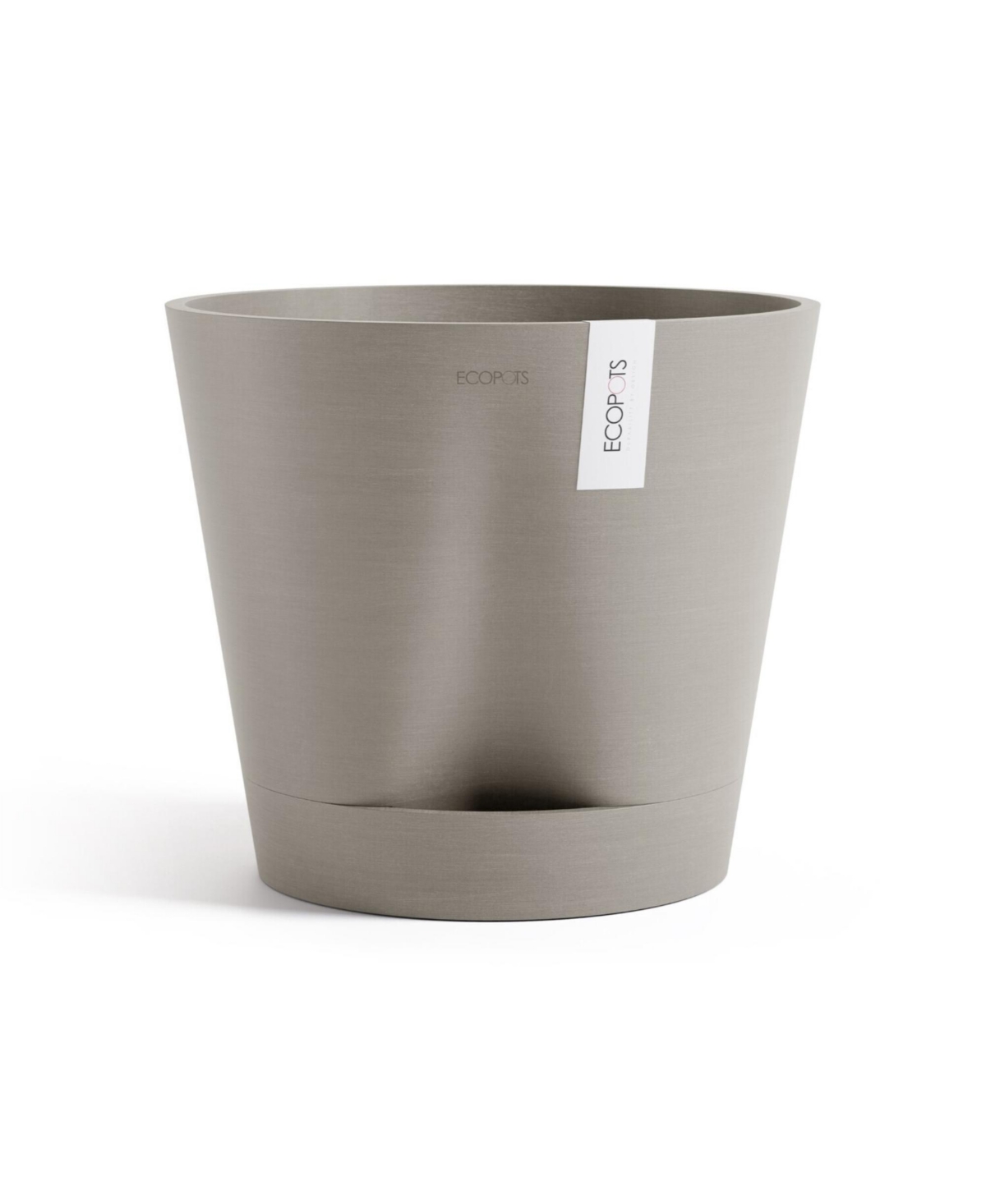 Venice Indoor and Outdoor Planter with Water Reservoir, 16in - Taupe