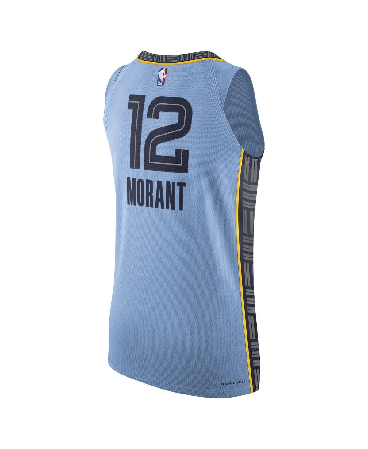 Men's Jordan Ja MorantMemphis Grizzlies Authentic Player Jersey - Statement Edition - Light Blue