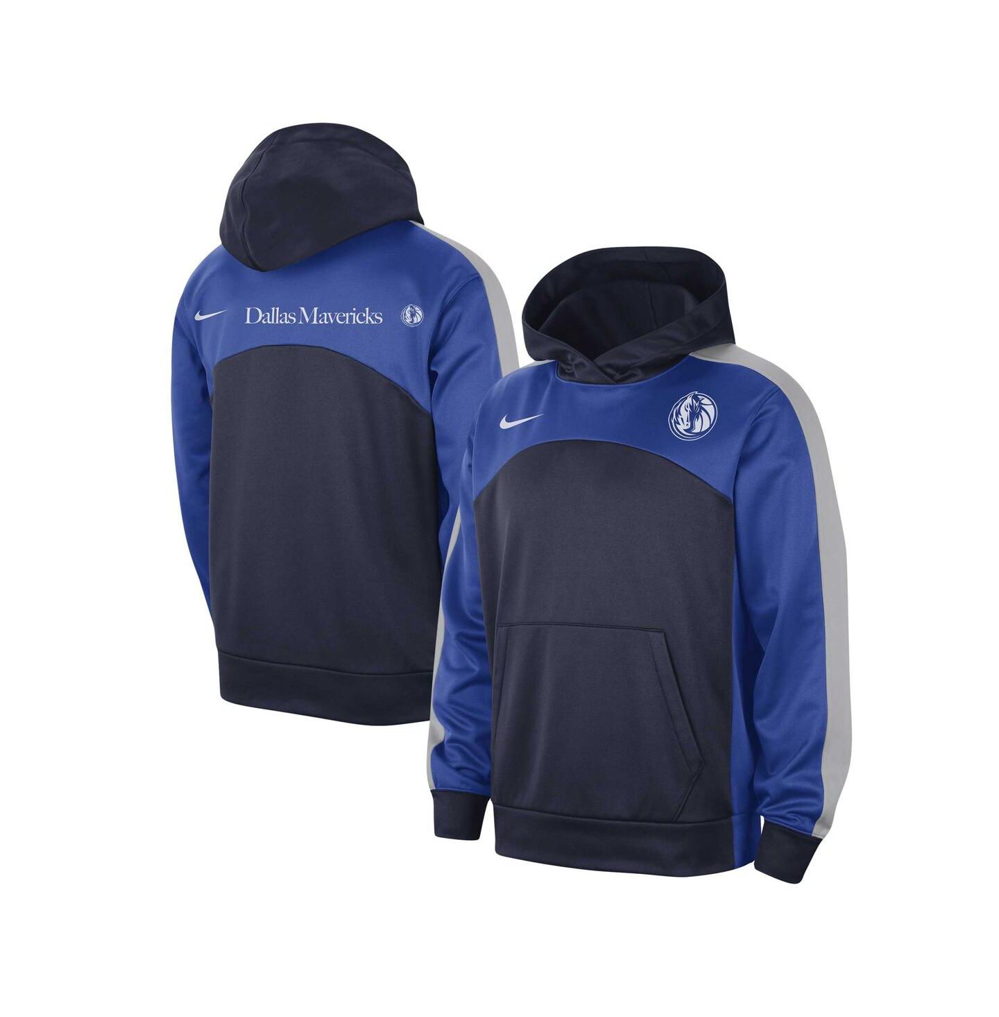 Мужское худи Nike Navy, Blue Dallas Mavericks Authentic Starting Five Force Performance Pullover — фото 1