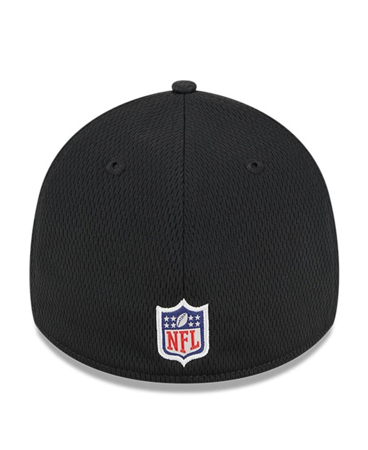New Era Black Pittsburgh Steelers 2023 Nfl Training Camp 39thirty Flex Fit Hat In Black