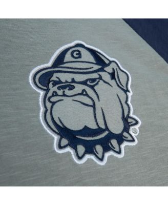 Men's Gray Georgetown Hoyas Legendary Slub Raglan Long Sleeve T-shirt