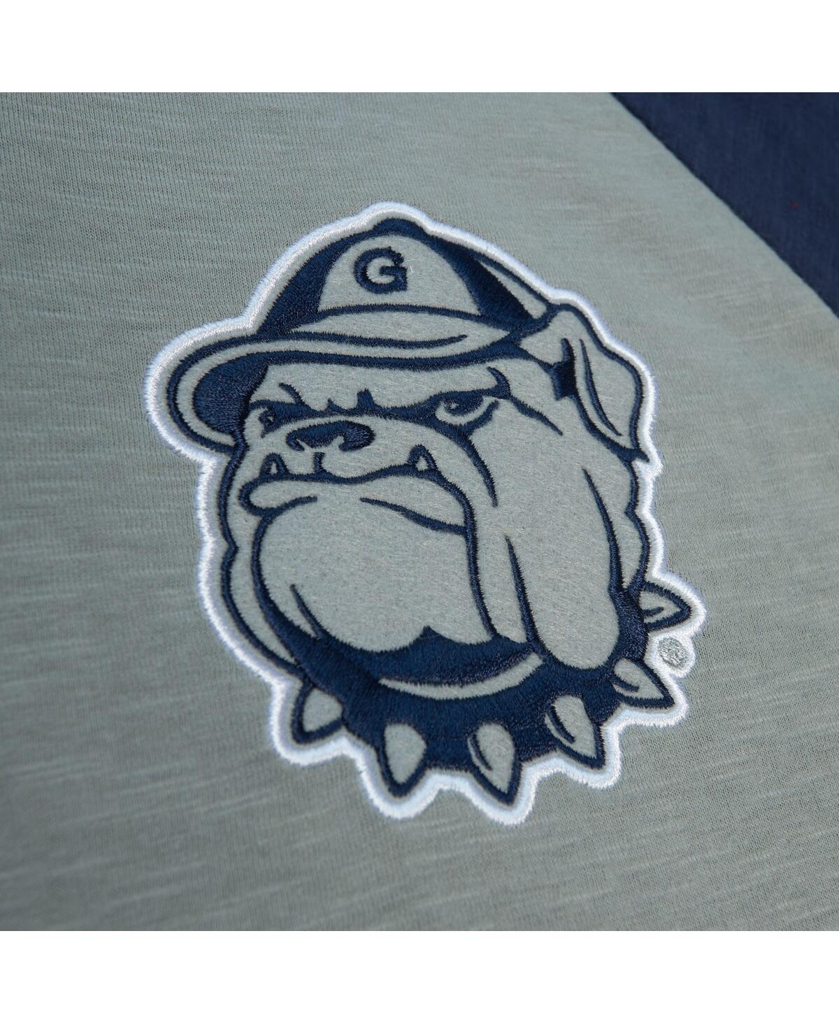 Men's Mitchell & NessGeorgetown Hoyas Legendary Slub Raglan Long Sleeve T-shirt - Gray