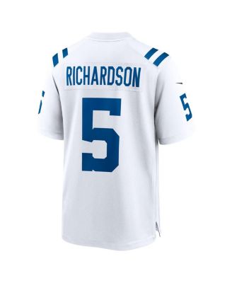 Men's Anthony Richardson Indianapolis Colts 2023 NFL Draft First Round Pick Game Jersey