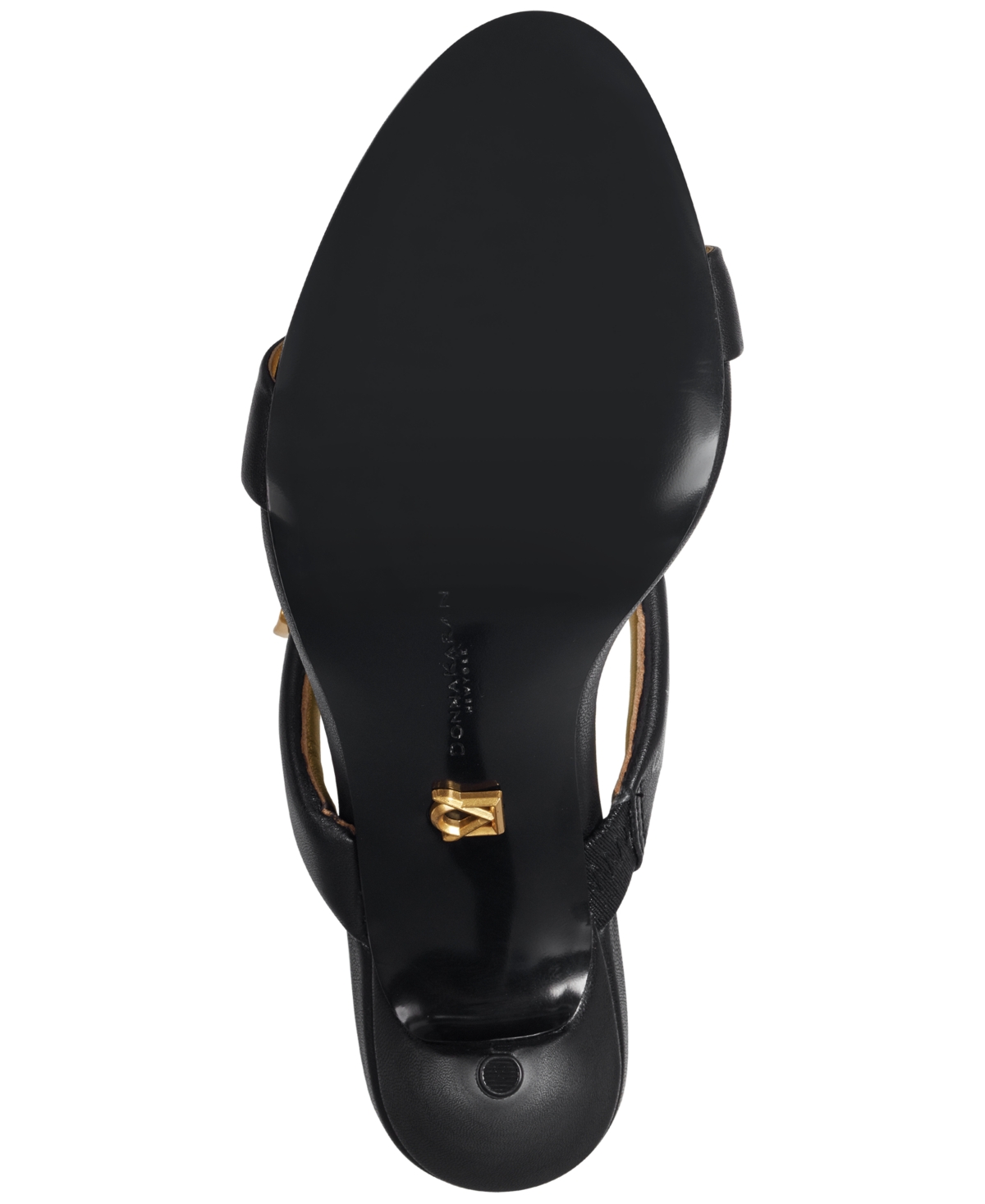 Shop Donna Karan Women's Sabina Double Band Slide Stiletto Heel Dress Sandals In Black