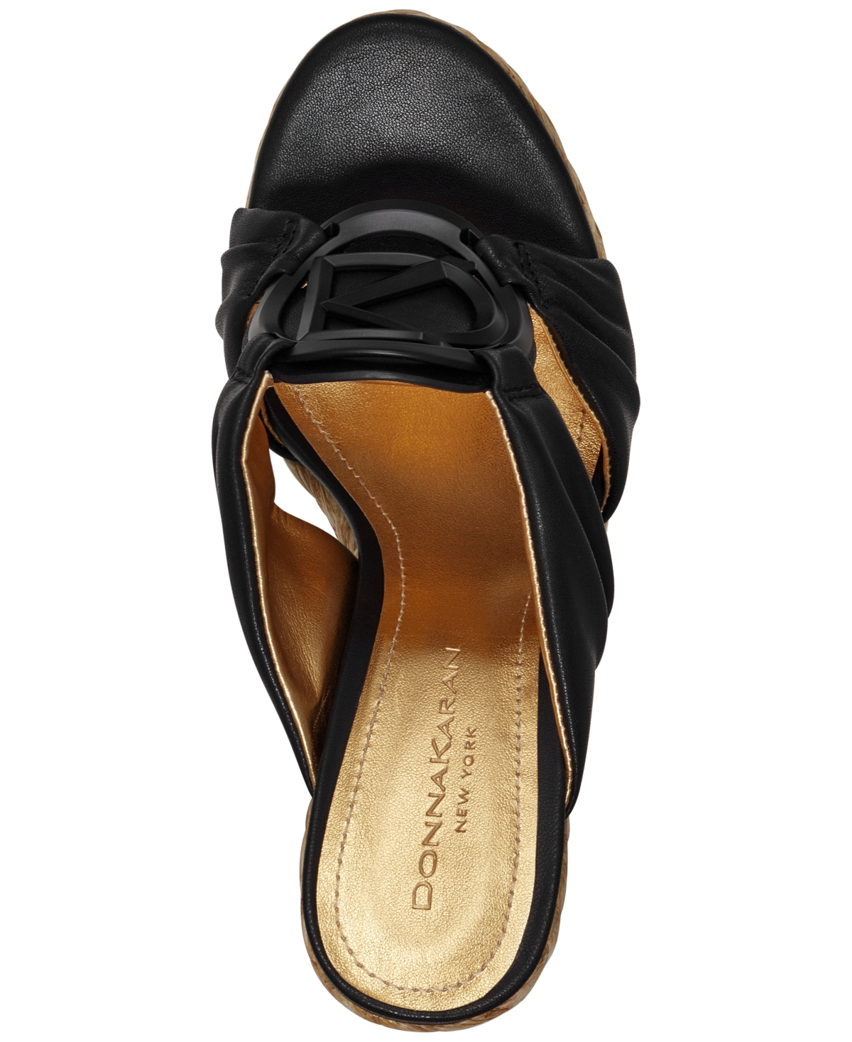 Shop Donna Karan Women's Yanelli Espadrille Wedge Sandals In Bone