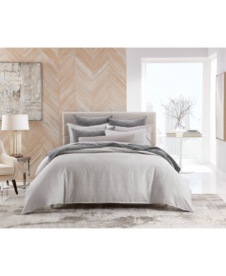 Shop Hotel Collection Modern Crosshatch Comforter Sets Created For Macys In Charcoal