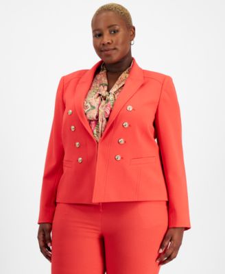 Gold plus size blazer hotsell