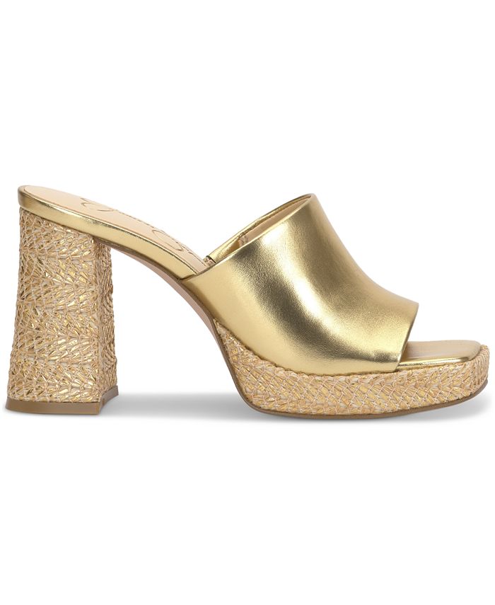 Jessica Simpson Kashet Platform Slide Sandal In Spring Green - 40% Off