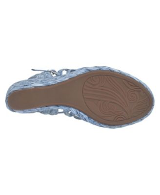 Women's Omalia Raffia Platform Wedge Sandals