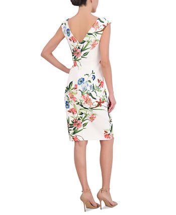 Eliza j sleeveless lace sheath dress sale