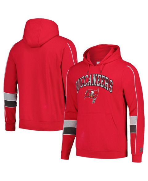 Мужское худи Starter Red Tampa Bay Buccaneers Captain Pullover