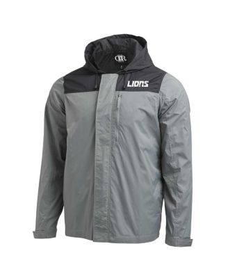Men's NFL x Darius Rucker Collection by Gray Detroit Lions Domestic Full-Zip Windbreaker Jacket