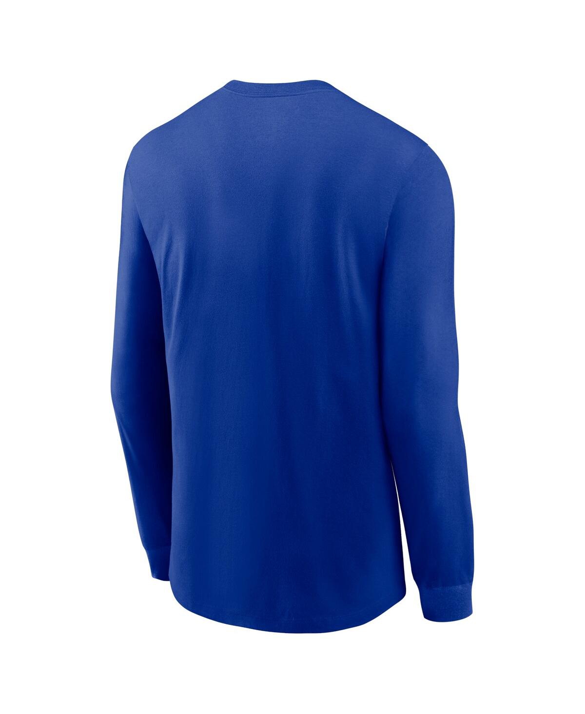 Men's NikeBuffalo Bills 2023 Afc East Division Champions Locker Room Trophy Collection Long Sleeve T-shirt - Royal