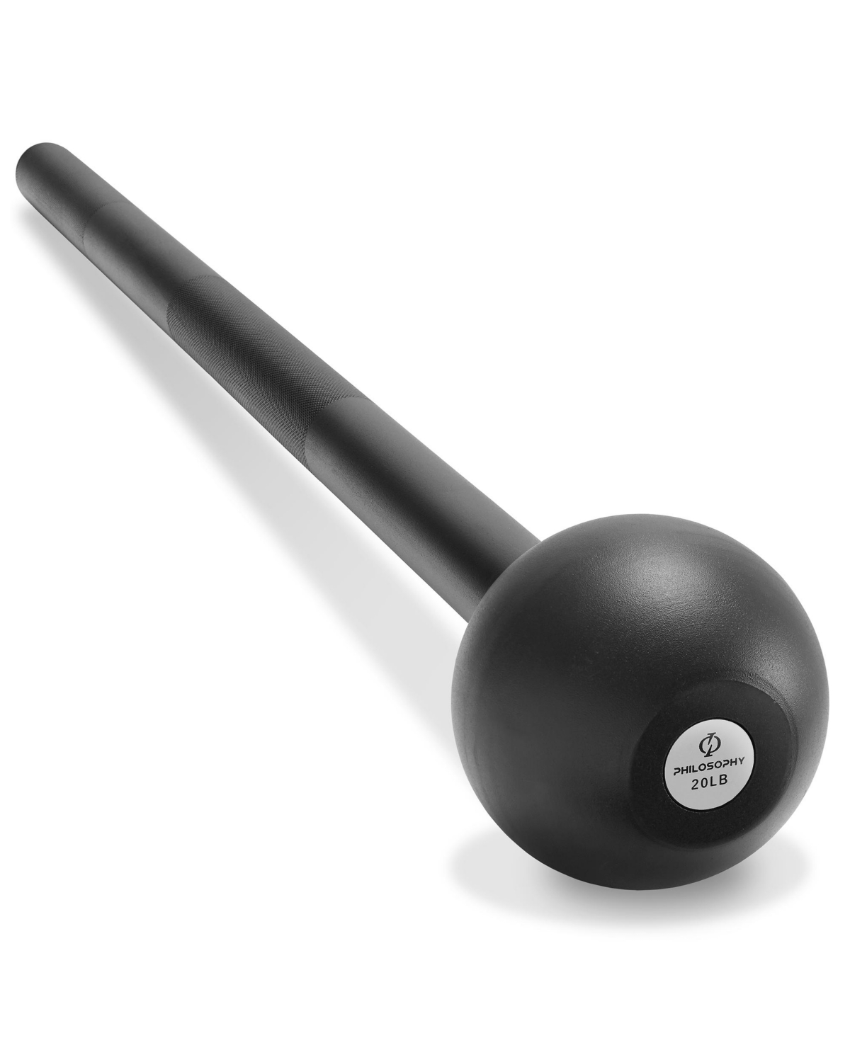 Steel Mace Bell 20 Lb, Mace Club for Strength Training, Functional Full Body Workouts - Black