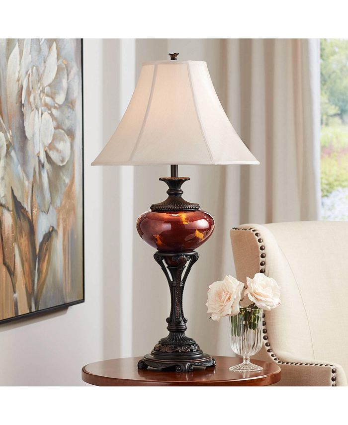 Barnes and Ivy Liam Traditional Style Table Lamp 38" Tall Warm ...