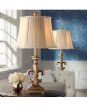 Rolland Traditional Table Lamp 30 Tall Antique Brass Crystal Column Off  White Tapered Drum Shade Decor for Living Room Bedroom House Bedside  Nightstand Home Office Entryway - Vienna Full Spectrum : 