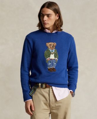 폴로 랄프로렌 Polo Ralph Lauren Mens Polo Bear Sweater,Beach Royal