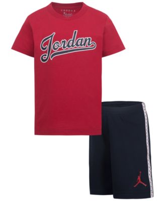 Jordan Little Boys Flight MVP Tee and Mesh Shorts Set Macy s