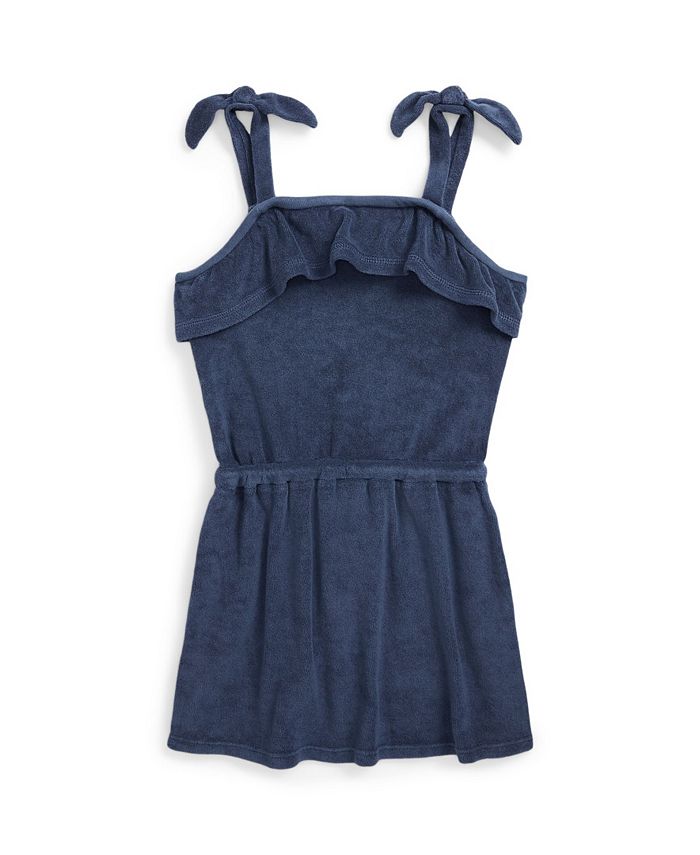 Polo Ralph Lauren Toddler and Little Girls Ruffled Terry Cover-Up ...