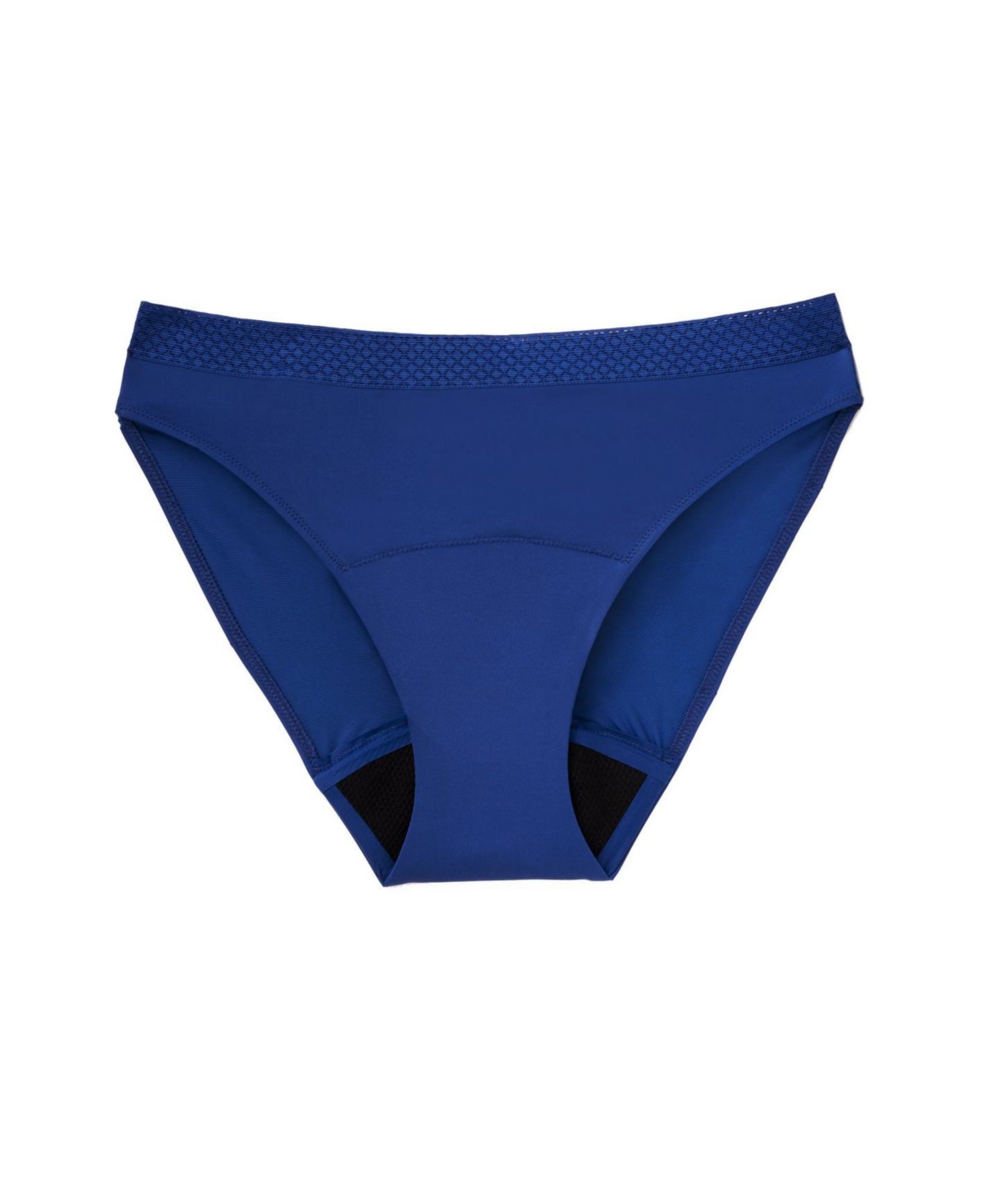 Katelin Women's Plus-Size Bikini Period-Proof Panty - Dark blue