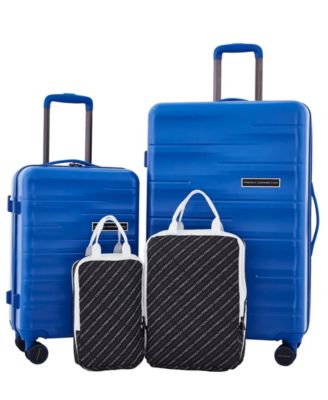 4Pc Expandable Rolling Hardside Luggage Set