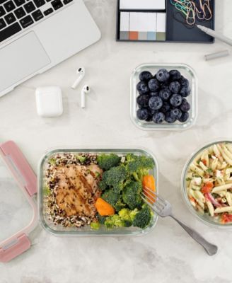 24-piece Fluted Food Storage Container Set with Lids