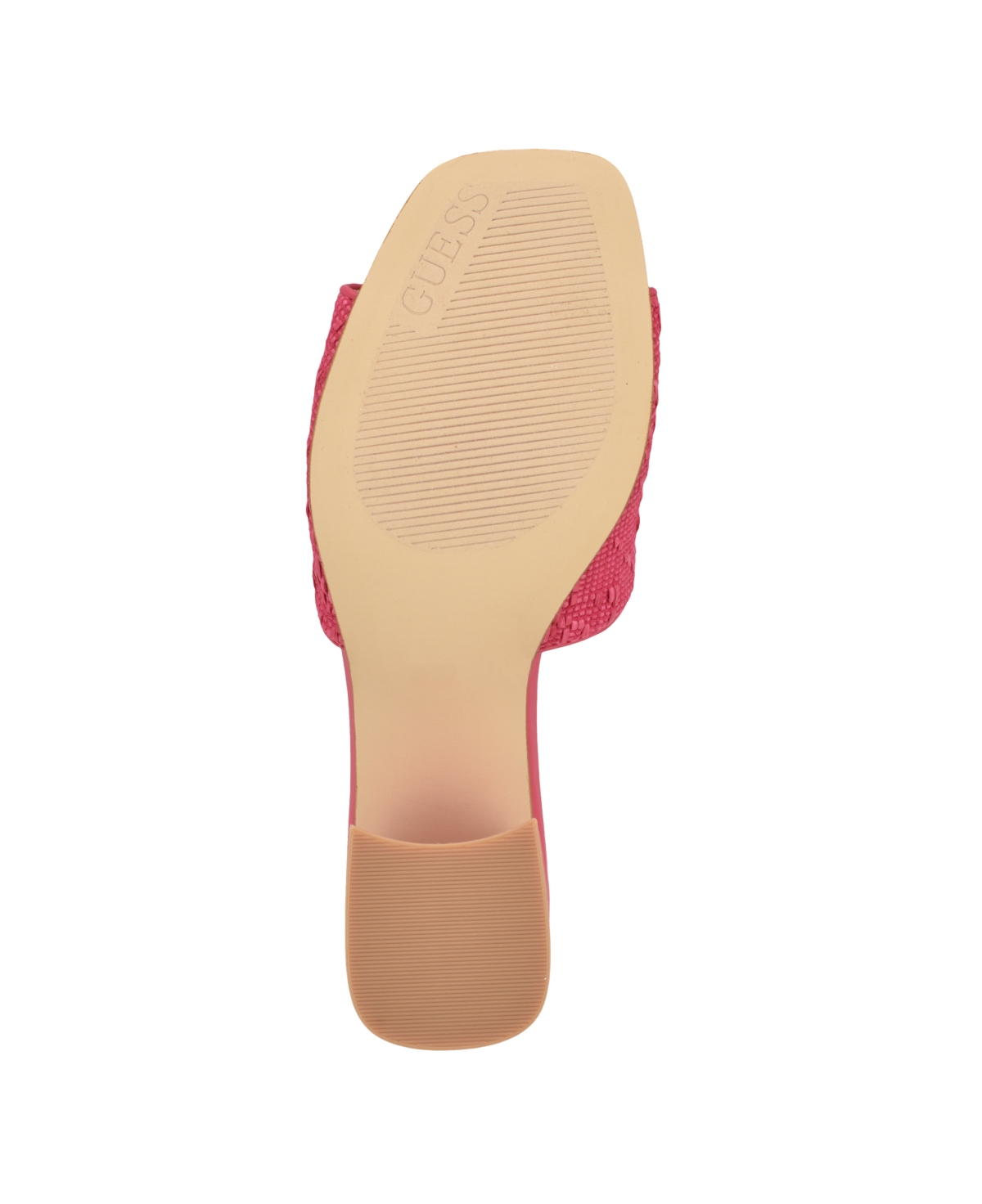 Guess Women's Gables Block Heel Slip On One Band Sandals