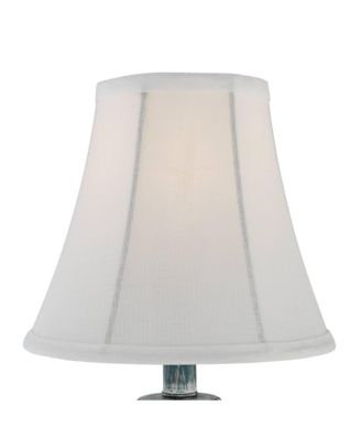 Cali Traditional Accent Table Lamps 19" High Set of 2 Antique Blue White Bell Shade for Bedroom Living Room Bedside Nightstand Office