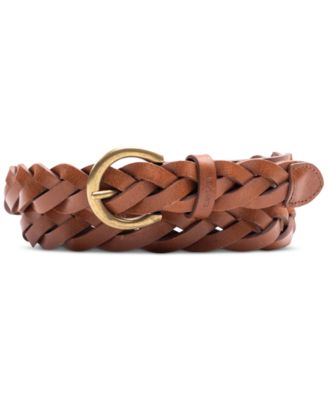 Levi's - Women's Braided Leather Skinny Belt