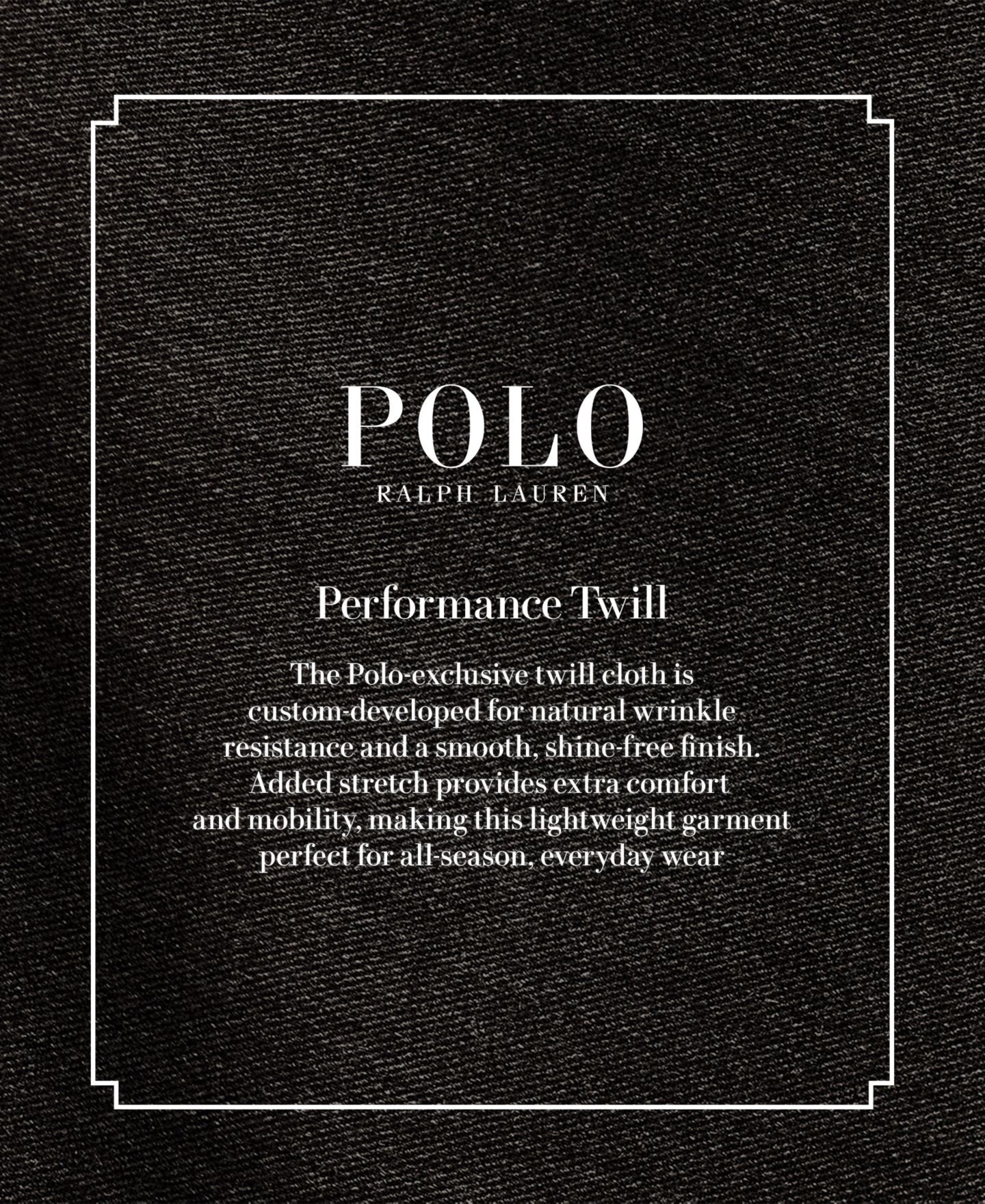 Мужские брюки Polo Ralph Lauren Performance Twill Trousers, цвет: Тёмно-синий — фото 5