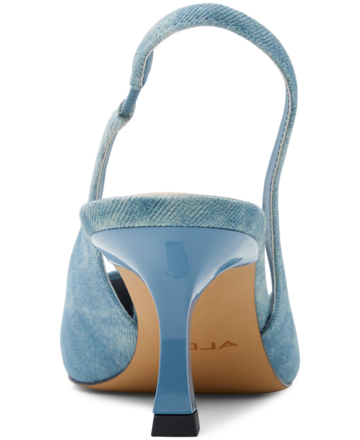 Shop Aldo Women's Carlita Embellished Slingback Kitten-heel Pumps In Denim Medium Blue