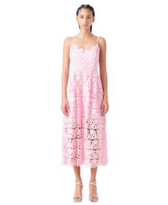 endless rose - Women's Lace Cami Midi Dress