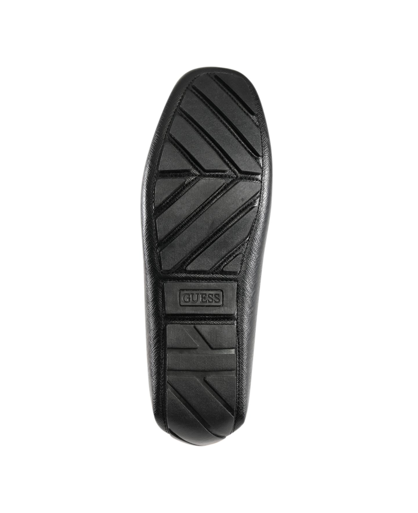 Мужские туфли GUESS Aarav Moc Toe Slip On Driving, цвет: Чёрный — фото 5