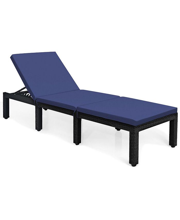 Furniture Bristol Teak Outdoor Chaise Lounge, Created for Macy's - Macy's