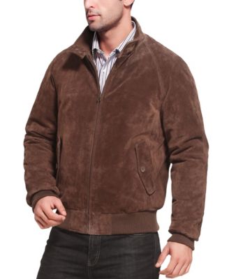 Men WWII Suede Leather Bomber Jacket